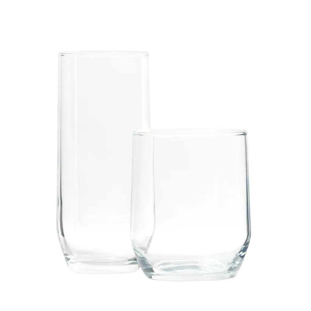 12tlg Gläserset Bella 6x Wasser Trink-Becher 6x Long-Drink Partygläser 310ml Tumbler Glas Gastro 3 12tlg Gläserset Bella 6x Wasser Trink-Becher 6x Long-Drink Partygläser 310ml Tumbler Glas Gastro – Bild 3