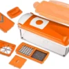 Genius - Nicer Dicer Plus Gemüseschneider Multischneider Orange 11-tlg. 33616