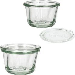 12er Set WECK Gugelhupf Glas Sturz-Form 165ml + 12x Glas-Deckel + Heft -Leonardo Verkäufe 76cf573f1e925884185676508724183b