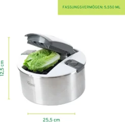 Genius Nicer Dicer Family | Deluxe-Set 13-tlg. | Gemüseschneider | Salatschleuder -Leonardo Verkäufe 78ff28aeb664bcda90130b4502e39281