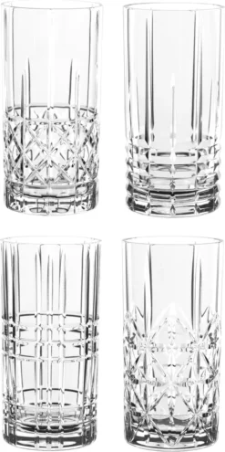 Nachtmann 0097784-0 Longdrinkbecher 'Highland' Kristallglas, 375 Ml, H: 15,1 Cm, ø 7,7 Cm, Transparent, 4-teilig (1 Set) -Leonardo Verkäufe 7a9602d5cbd75a92c503e95b037d08fc