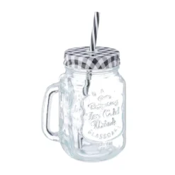 Relaxdays 8er Set Trinkgläser Mit Deckel Kariert -Leonardo Verkäufe 7ab93bd78e7079c96bb5b668e7be7553