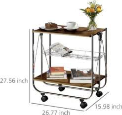 Wenko Servierwagen Dinett Deluxe Walnuss -Leonardo Verkäufe 7b2c6f665ecf3c90176815545b84f099