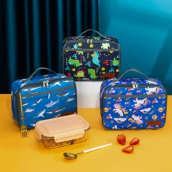 Kinder Lunchbag Picknicktasche Lunchpaket Kühltasche Mini-Isoliertasche Für Damen Herren, Studenten Dinosaurier -Leonardo Verkäufe 7ca608b1d2043790afbcc2ee895a9393