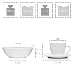 Sänger Kombiservice Bilgola Aus Porzellan 86 Teilig Für 12 Personen -Leonardo Verkäufe 82e171ad1c55bfcf4ff97d52041b0e49