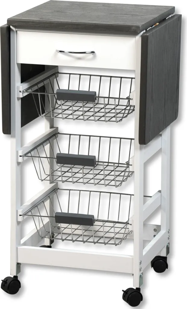 Kesper Küchenwagen Mit Erweiterbarer Arbeitsfläche 2581613 2 Kesper Küchenwagen Mit Erweiterbarer Arbeitsfläche 2581613 – Bild 2