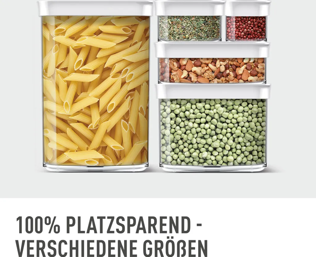 Emsa Trockenvorratsdose OPTIMA 5er Set (0,45/2x1/1,6/2,2L) 4 Emsa Trockenvorratsdose OPTIMA 5er Set (0,45/2x1/1,6/2,2L) – Bild 4