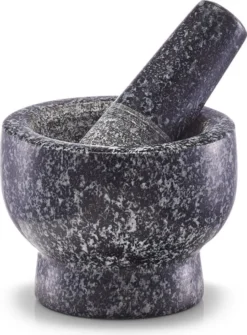 Zeller Present 24504 Mörser&Stößel-Set Granit, Anthrazit, 2-teilig (1 Set)