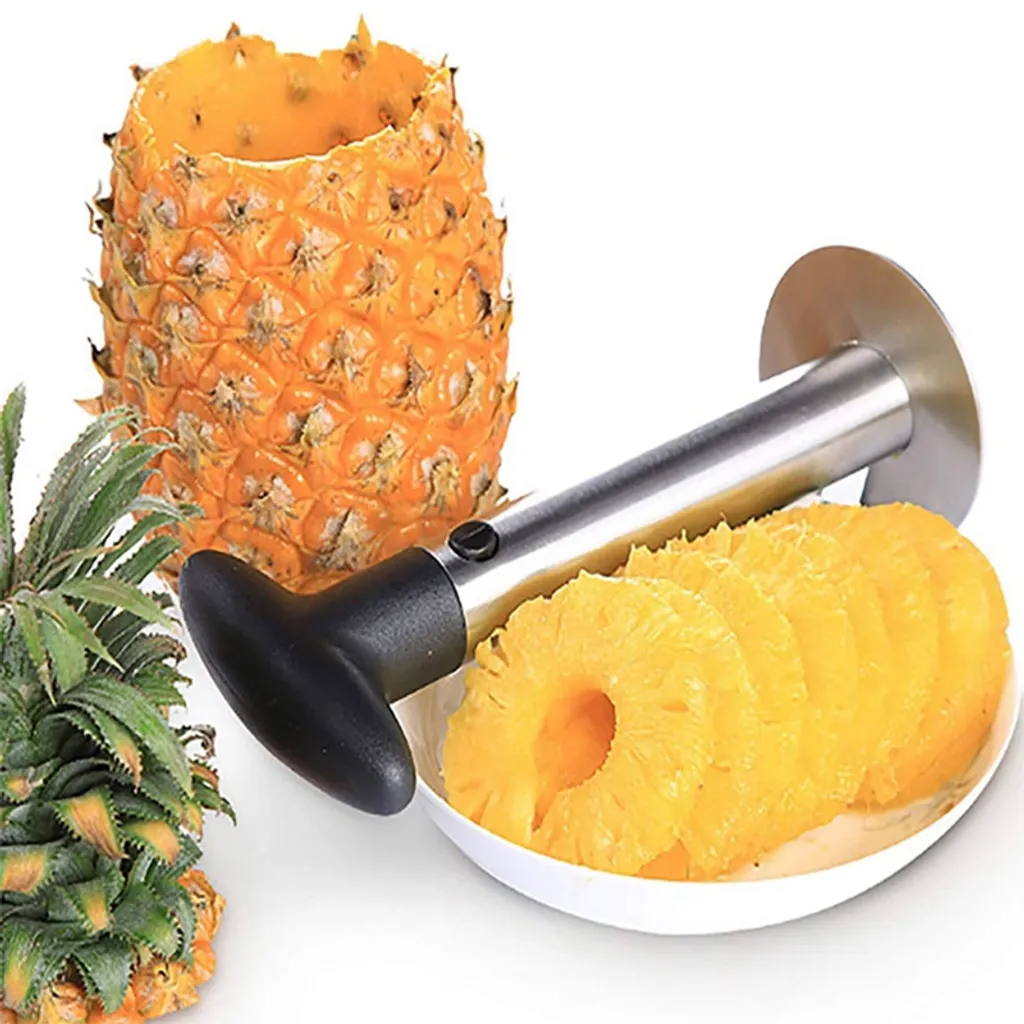 Ananas Schäler, Ananas Schneider Mit Edelstahlklinge In Lebensmittelqualität Und Griff, Ananasschäler 1 Ananas Schäler, Ananas Schneider Mit Edelstahlklinge In Lebensmittelqualität Und Griff, Ananasschäler