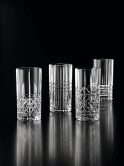 Nachtmann 0097784-0 Longdrinkbecher 'Highland' Kristallglas, 375 Ml, H: 15,1 Cm, ø 7,7 Cm, Transparent, 4-teilig (1 Set) -Leonardo Verkäufe 85344cbe4118a7f2b19695af0bdd8003