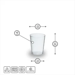 100 Schnapsgläser Aus Plastik, 4 Cl, Transparent, Mehrweg Shot Becher 9 100 Schnapsgläser Aus Plastik, 4 Cl, Transparent, Mehrweg Shot Becher -Leonardo Verkäufe 85672fa9a62c0d25760e93bf1e160cab