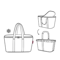 Reisenthel Coolerbag Twist Silver Kühltasche Faltbar 20 L - Twist Silver 25 Reisenthel Coolerbag Twist Silver Kühltasche Faltbar 20 L - Twist Silver -Leonardo Verkäufe 85d02d43fb97d985021213fb151d157f 1