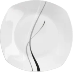 Van Well Frühstücksservice Silver Night, 12tlg 6 Personen, 6 Kaffeebecher + 6 Teller, Linien-Dekor -Leonardo Verkäufe 881248a4f152ad0cd7c69b9c6939bbeb