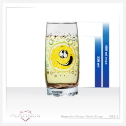 Trinkgläser Mit Lustigen Fruchtgesichtern 350ml (max. 400ml) Set 6 Teilig Aus Glas Bunt -Leonardo Verkäufe 885d6fe7f302956b8f3e8ef94fa8aa85