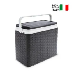 H-Line Kühlbox 24L Rattan Anthrazit 8951 -Leonardo Verkäufe 88a6abc663d454ef31d541945921e5d5