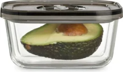 Caso Vakuum-Frischebehälter 3er Set - Für Platzsparende Aufbewahrung (1er Pack) -Leonardo Verkäufe 89075caeee15ee4aa2e2346f7ef730ce