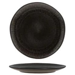 18tlg. Teller Set Reactive Glaze Black 6 Pers. Steingut Teller Schale Schwarz 9 18tlg. Teller Set Reactive Glaze Black 6 Pers. Steingut Teller Schale Schwarz -Leonardo Verkäufe 8a39f488a50dcf26c224d9e10a862f2a