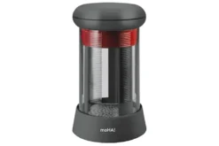 Moha MOLINO, Schwarz, Rot, Transparent, Kunststoff, Käse, 80 Mm, 80 Mm, 135 Mm