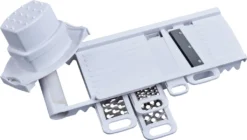 Alpina Multireibe - Dünnschäler Und Reibe-Set - Edelstahlmesser - Weiß