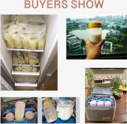 Kühltasche Für Muttermilch, Babyflasche, Wasserdicht, Für Gefrierschrank, Mama, Reiserucksack, Tragbar, Wärmeisoliert, Lunchbox Für Damen, Herren, Kinder, Große Kapazität, Handtasche,Grey -Leonardo Verkäufe 8d12197cb387ceb7fc9ddbd976b93ca9