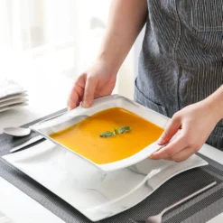 MALACASA, Serie Flora, Marmor Porzellan Tafelservice 24 Teiligen Set Kombiservice Geschirrset Mit 12 Speiseteller Und 12 Suppenteller Für 12 Personen -Leonardo Verkäufe 8d9454e0c5b99a69fcb4da2309e9e5a5