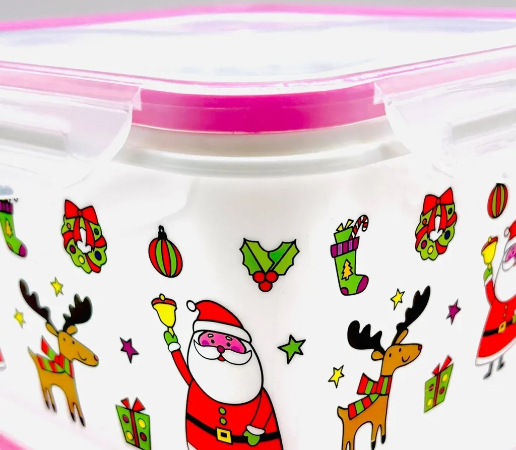 PLENTYFY Keksdosen 10 Teiliges Set Eckig - Plätzchendosen Zum Aufbewahren Von Gebäck Frischhaltedose Kekse - Luftdichte Vorratsdosen Mit Motiven Weihnachtsdosen Frischhaltedosen Mit Deckel 6 PLENTYFY Keksdosen 10 Teiliges Set Eckig - Plätzchendosen Zum Aufbewahren Von Gebäck Frischhaltedose Kekse - Luftdichte Vorratsdosen Mit Motiven Weihnachtsdosen Frischhaltedosen Mit Deckel – Bild 6