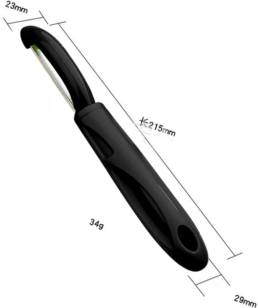 Kartoffelschäler | Pendelschäler | Gemüseschäler | Obstschäler -schwarz 9 Kartoffelschäler | Pendelschäler | Gemüseschäler | Obstschäler -schwarz – Bild 9