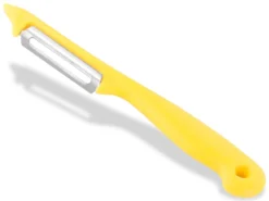 Sparschäler Obst Gemüse Schäler Universalschäler Mit Rostfreier Scharfer Zweischneidiger Pendelklinge Allzweckschäler Mit Klassischem Kunststoffgriff Zum Schälen Von Obst Und Gemüse Gelb