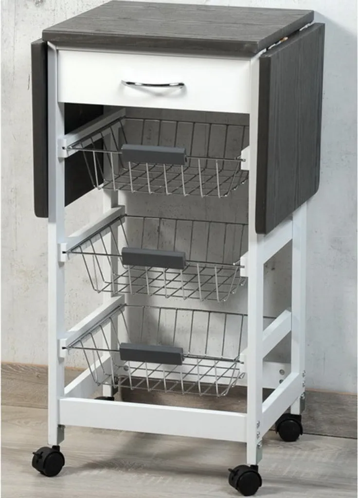 Kesper Küchenwagen Mit Erweiterbarer Arbeitsfläche 2581613 3 Kesper Küchenwagen Mit Erweiterbarer Arbeitsfläche 2581613 – Bild 3
