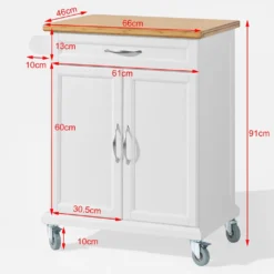 SoBuy Küchenwagen Aus MDF Mit Bambus Top, Küchenschrank, Servierwagen FKW13-WN 11 SoBuy Küchenwagen Aus MDF Mit Bambus Top, Küchenschrank, Servierwagen FKW13-WN -Leonardo Verkäufe 93049ba1a48326c3b27d1275a669cba2