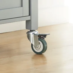 SoBuy FKW22-HG Küchenwagen Mit Edelstahlplatte Küchenrollwagen Servierwagen Rollwagen Getränkewagen Fürs Büro BHT Ca.: 60x92x44cm -Leonardo Verkäufe 947a60661835c90d7f65ef4c7922826a