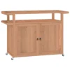 VidaXL Barwagen 120x50x90 Cm Massivholz Teak