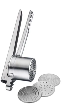 Westmark 611-72260 Spätzlepresse Edelstahl Mit 4 Einsätzen, Silber -Leonardo Verkäufe 96a8d45032ca9f5dbd3a8141be3965ea