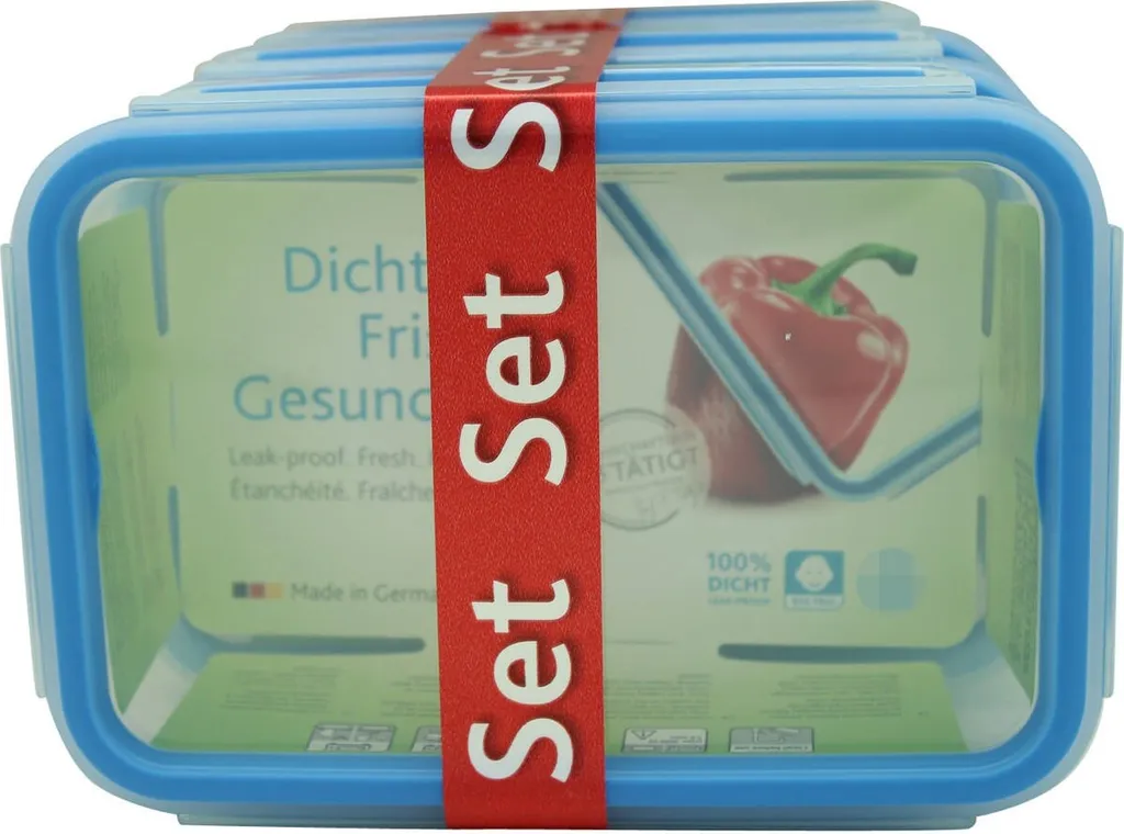 Emsa Clip & Close 3Er Set Frischhaltedosen, 3 X 1,00 L, 508558 14 Emsa Clip & Close 3Er Set Frischhaltedosen, 3 X 1,00 L, 508558 – Bild 14