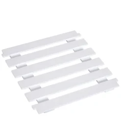 HOMCOM Küchenwagen Servierwagen Mit Ausziehbarem Korb Schublade Küchenrollwagen Weinablage Küchentrolley Holz Weiß 74 X 37 X 76 Cm -Leonardo Verkäufe 9803ce93459070935f790cd61f3aff11