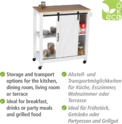 Wenko Küchenwagen Landhaus -Leonardo Verkäufe 98b3320b833e5221bf7605490be2cc42