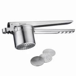 Westmark 611-72260 Spätzlepresse Edelstahl Mit 4 Einsätzen, Silber -Leonardo Verkäufe 9a6f506cede596ac54c8f2ab415cb72b