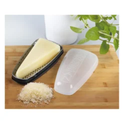 Fackelmann Parmesanreibe- Und Frischebox, Parmesanhobel, Käsereibe Mit Servier-Behälter (Farbe: Transparent/Grau), Menge: 1 Stück -Leonardo Verkäufe 9a96210e95093b14bc6889ecb17bcd9e