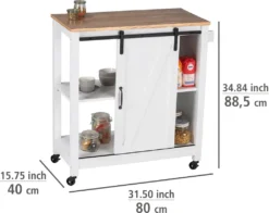 Wenko Küchenwagen Landhaus -Leonardo Verkäufe 9be3be651479836ec50f5045d94303da
