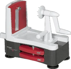 Westmark 113-32260 Gemüseschneidemaschine SPIROMAT, Rot/weiß/grau (1 Stück) -Leonardo Verkäufe 9d77c7a9fbdb18dd7228a64fdd56fbf4