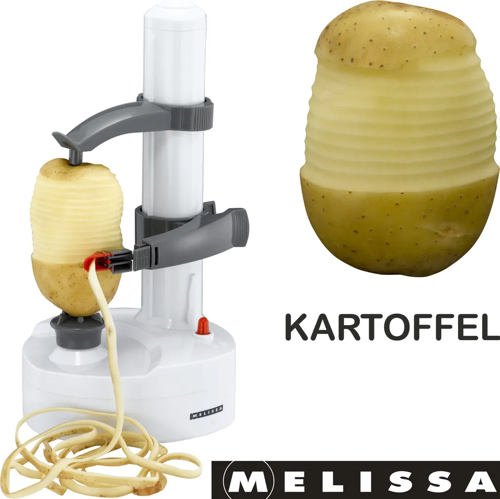 Melissa 16310174 Elektrischer Kartoffelschäler Apfelschäler Gemüseschäler Obstschäler Elektro Schäler Für Obst & Gemüse 7 Melissa 16310174 Elektrischer Kartoffelschäler Apfelschäler Gemüseschäler Obstschäler Elektro Schäler Für Obst & Gemüse – Bild 7