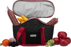 Anndora Kühltasche 20 L - Schwarz Weiß Gepunktet Isoliertasche Einkaufstasche - Snövit - Schwarz-Rot 12 Anndora Kühltasche 20 L - Schwarz Weiß Gepunktet Isoliertasche Einkaufstasche - Snövit - Schwarz-Rot -Leonardo Verkäufe 9ed0693df820dea0f314de99450d27f4