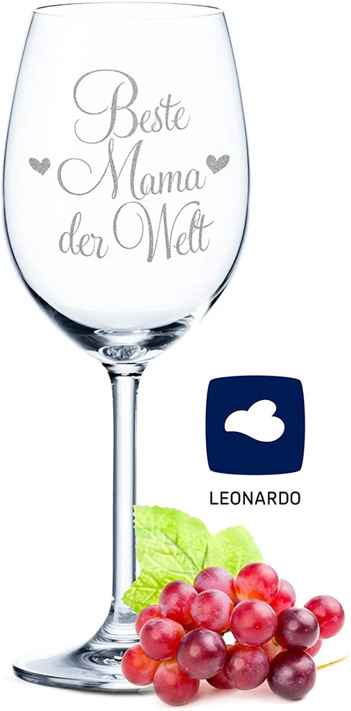 Leonardo Weinglas Beste Mama Der Welt Inkl. Bedruckter Holzkiste + Riesling Tandem - Geschenk Für Mama Ideal Als Muttert 2 Leonardo Weinglas Beste Mama Der Welt Inkl. Bedruckter Holzkiste + Riesling Tandem - Geschenk Für Mama Ideal Als Muttert – Bild 2