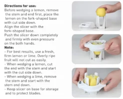 Edelstahl Zitronen-/Limettenschneider Obstschneider Zitronenschneider Apfelschneider Orangenschneider Grün -Leonardo Verkäufe a1159ba1a1f741b884af4db27d7a7e7b