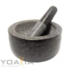 Stein Mörser Mit Stößel [ Ø 15.5 Cm / Höhe 8 Cm ] Gewürzmörser / Steinmörser