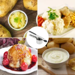 Kartoffelpresse Aus Edelstahl, Spätzlepresse, Professionelle Spätzlechef Mit 3 Lochscheiben, Kartoffelpresse Für Kartoffelpüree, Obstsäfte, Gemüsebrei, Presse Ricer -Leonardo Verkäufe a4b68579e783ba19f801cea0b9bf55d8