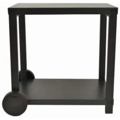 COOKINGBOX Rollwagen Für Plancha Mit Klappbaren Regalen - Stahl - Schwarz -Leonardo Verkäufe a4c5ea89646fc4535d82d2f008aad89b