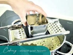 Spätzlehobel Mit Teigschlitten, Spätzlereibe Für Topfdurchmesser Bis Zu 24 Cm, Rostfreier Edelstahl/Kunststoff, Knöpfle -Leonardo Verkäufe a4c6019d1cc26d5651646adad4136a06