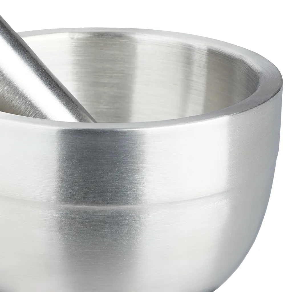 Relaxdays Mörser Mit Stößel Edelstahl 6 Relaxdays Mörser Mit Stößel Edelstahl – Bild 6