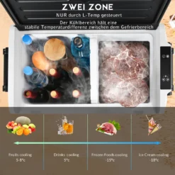 Merax Elektrisch Kühlbox Mit Kompressor 31.5L Schwarz, Mini Kühlschrank Tragbar Kühlleistung Bis -20° C, Gefrierbox 12/24 V Und 230 V Für Büro, Auto, Camping, Garten -Leonardo Verkäufe a73b9897cc77a1311e858187e0be0f62